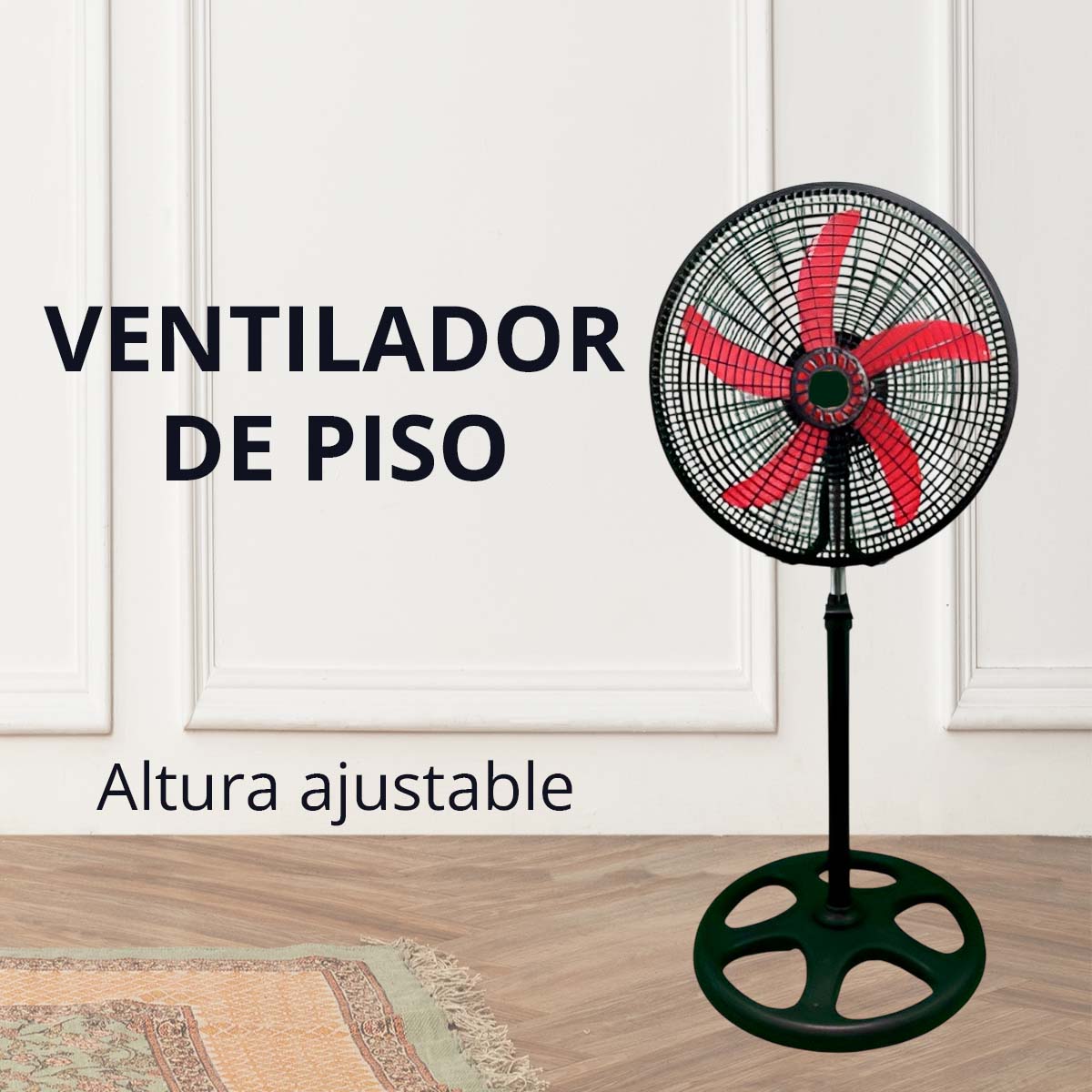 Foto 6 pulgar | Ventilador de Pie 18 Pugadas 3 Velocidades Multiusos