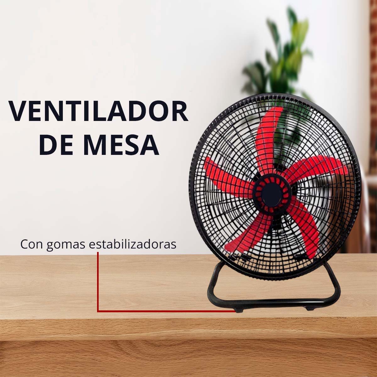 Foto 6 | Ventilador de Pie 18 Pugadas 3 Velocidades Multiusos