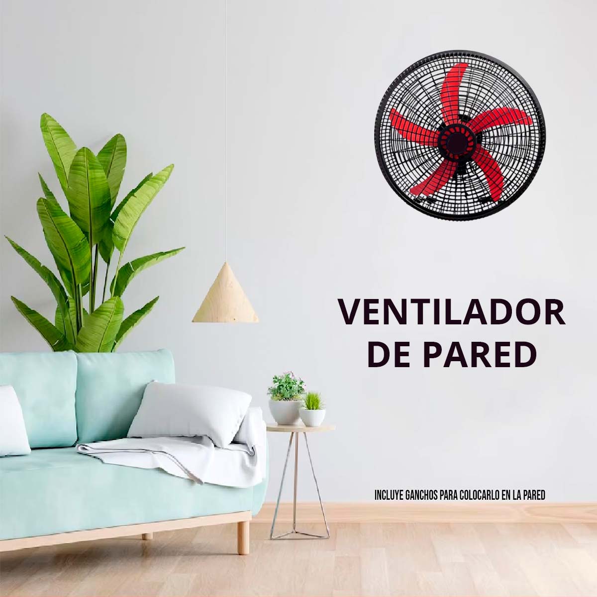 Foto 8 pulgar | Ventilador de Pie 18 Pugadas 3 Velocidades Multiusos