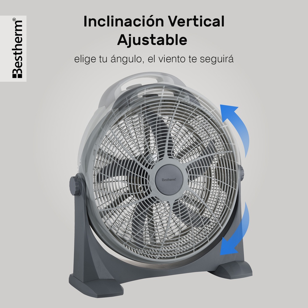 Foto 7 pulgar | Ventilador De Piso Bestherm Rty-5oe De Plástico 20 Pulgadas 127v