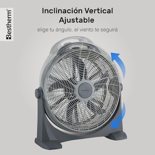 Foto 6 | Ventilador De Piso Bestherm Rty-5oe De Plástico 20 Pulgadas 127v