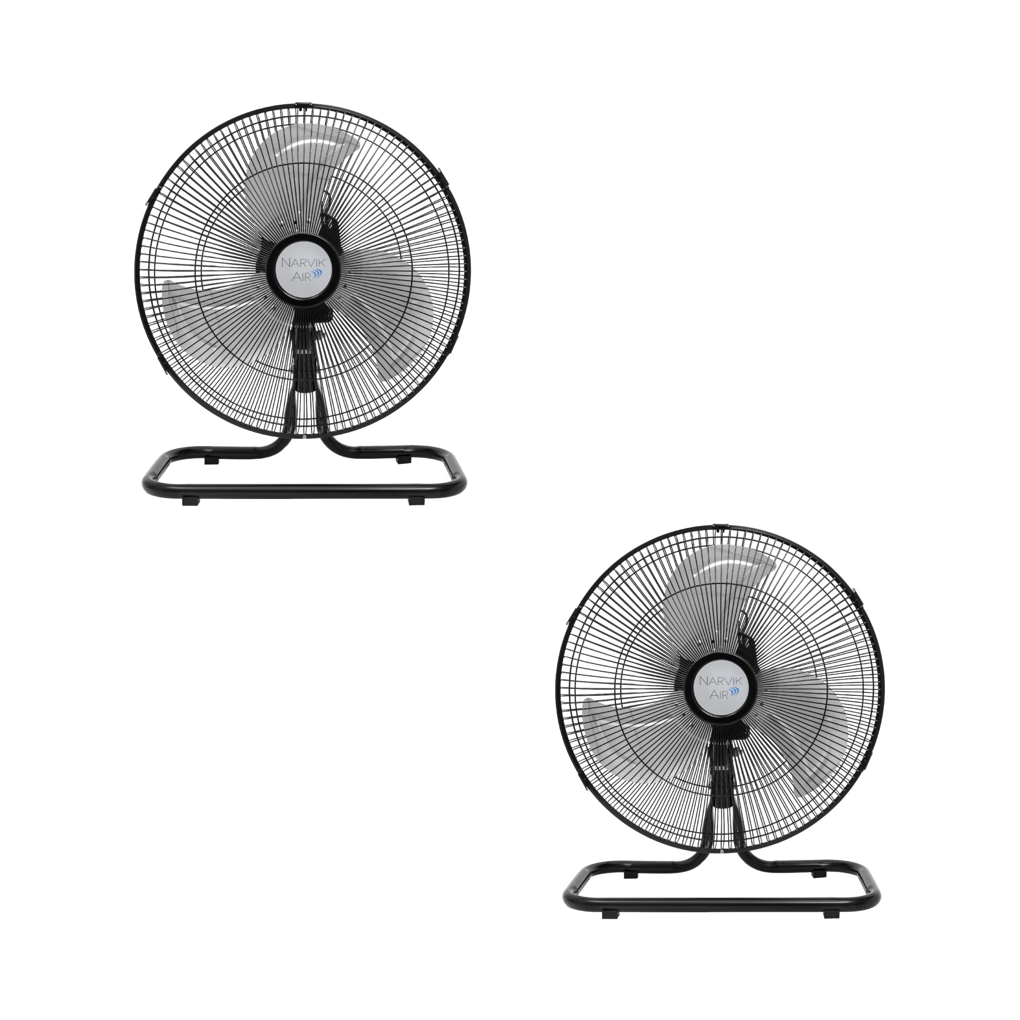 Foto 1 | Narvik Set de 2 Ventiladores Industriales 2 en 1 De Piso y Pared de 16 Pulgadas