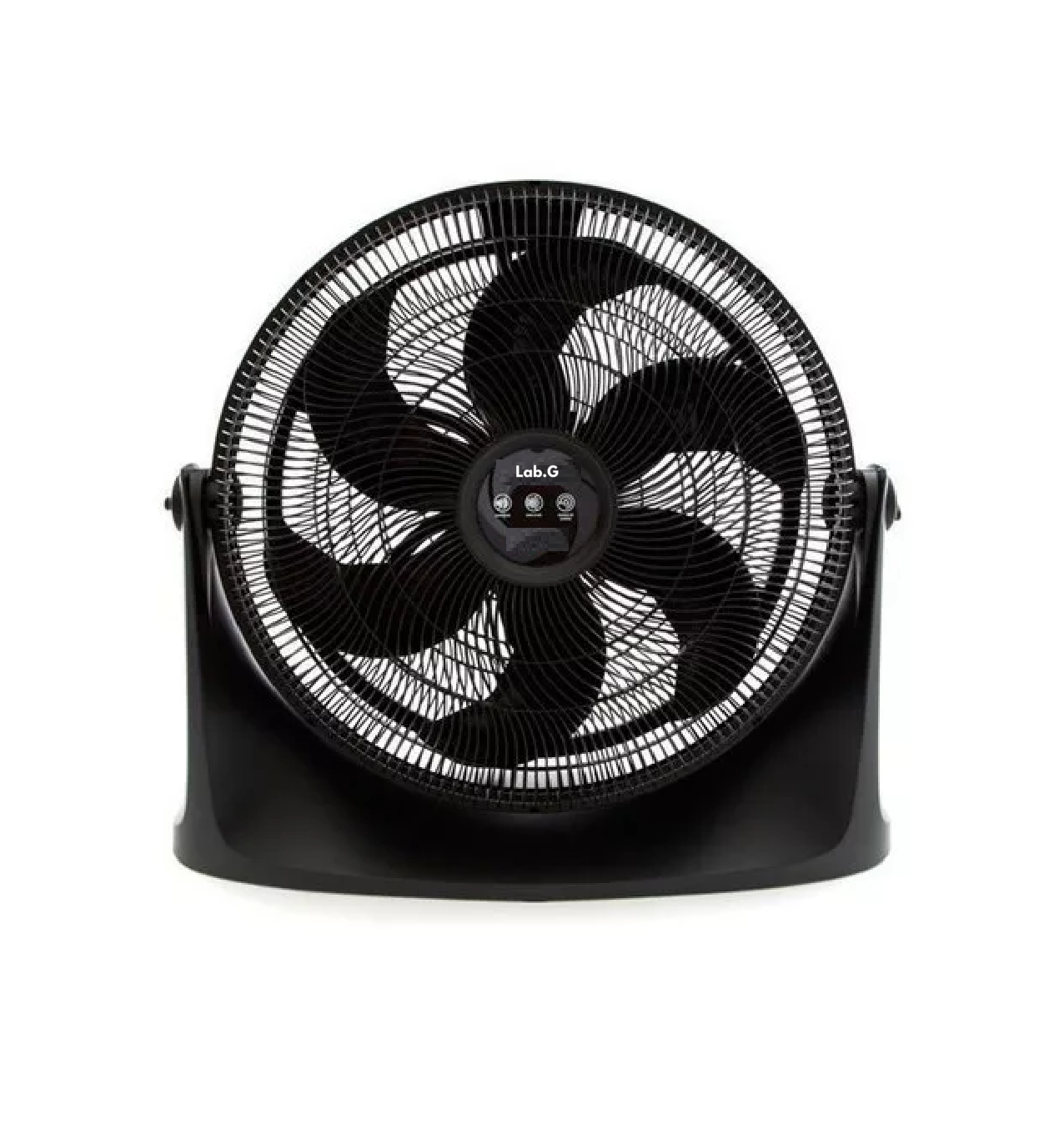 Foto 2 pulgar | Ventilador de Piso Negro Lab.g con Rejilla Plástica Aerodinámica 3 Velocidades