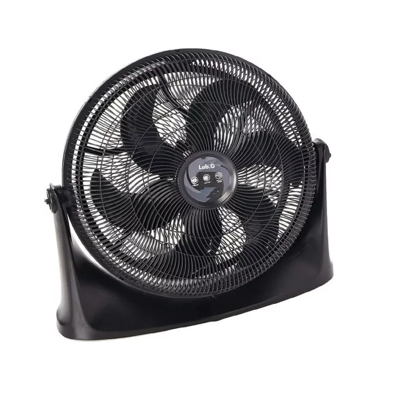 Foto 3 pulgar | Ventilador de Piso Negro Lab.g con Rejilla Plástica Aerodinámica 3 Velocidades