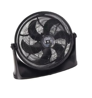 Foto 2 | Ventilador de Piso Negro Lab.g con Rejilla Plástica Aerodinámica 3 Velocidades