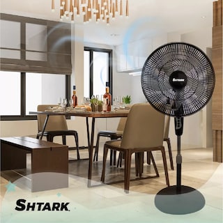 Foto 5 | Set 2 Ventilador De Pedestal 5 Aspas 16 Pulg 3 Velocidades