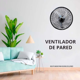 Foto 5 | Ventilador de Pie 18 Pugadas 3 Velocidades Multiusos