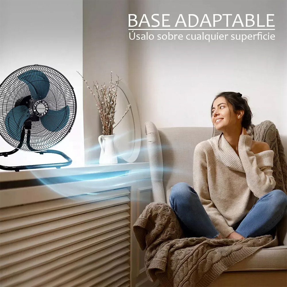 Foto 6 pulgar | Cityluz Ventilador 3 En 1 De 18'' Con 3 Velocidades Y Aspas De Aluminio 40w