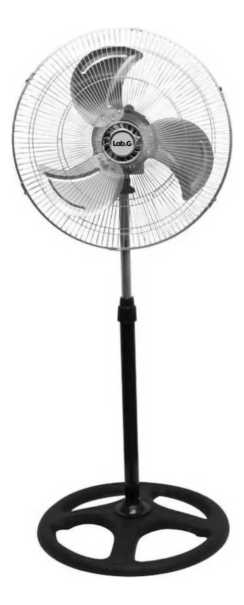 Foto 2 pulgar | Ventilador Gutstark 3 En 1 Negro Con 3 Aspas Lab.g Color Plateado, 18'' De Diámetro