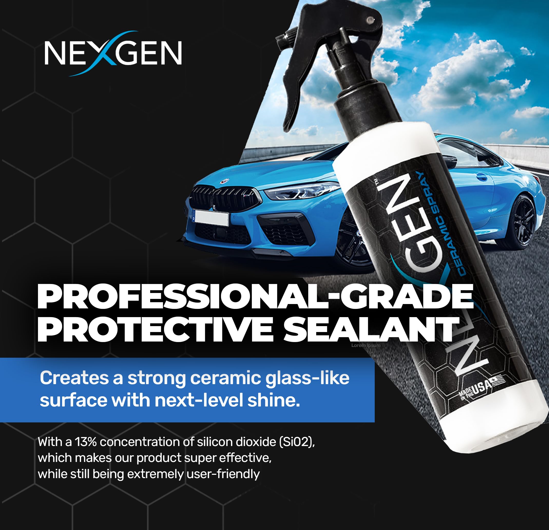 Foto 5 pulgar | Spray De Revestimiento Cerámico Nexgen Con Dióxido De Silicio, 473 Ml, Para Automóviles - Venta Internacional.