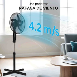 Foto 4 | Set 2 Ventiladores De Pedestal Sky Care 16'' Negro