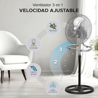 Foto 3 | Set De 2 Ventiladores Sky Care 3 En 1 De 18''