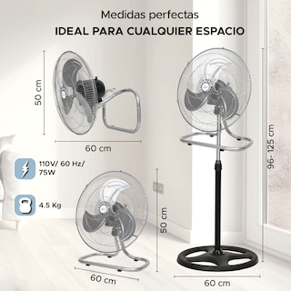 Foto 4 | Set De 2 Ventiladores Sky Care 3 En 1 De 18''