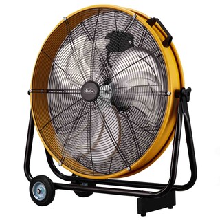 Foto 1 | Ventilador Industrial De Tambor Sky Care 24'' Color Amarillo 3 Aspas De Metal
