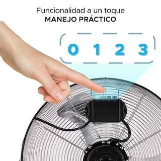 Foto 4 | Ventilador Industrial De Piso Sky Care 20 Metálico – 3 Velocidades