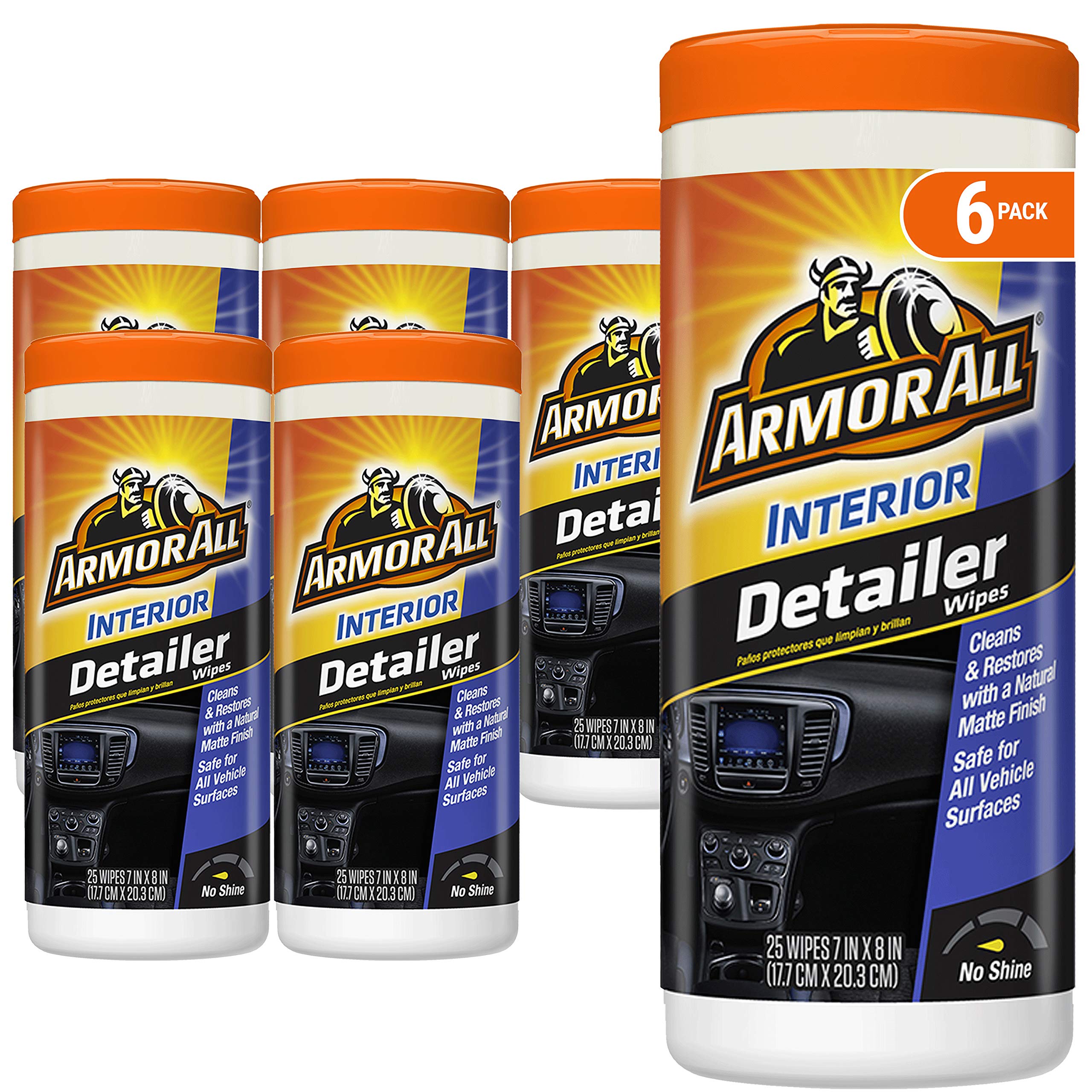 Foto 1 | Toallitas Protectoras Para Coche Armor, 150 Toallitas En Total (paquete De 6) - Venta Internacional.