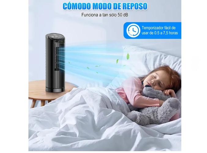 Foto 3 pulgar | Ventilador Xtellar De Torre Oficina Hivento Portátil Con Oscilación