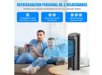 Foto 4 | Ventilador Xtellar De Torre Oficina Hivento Portátil Con Oscilación