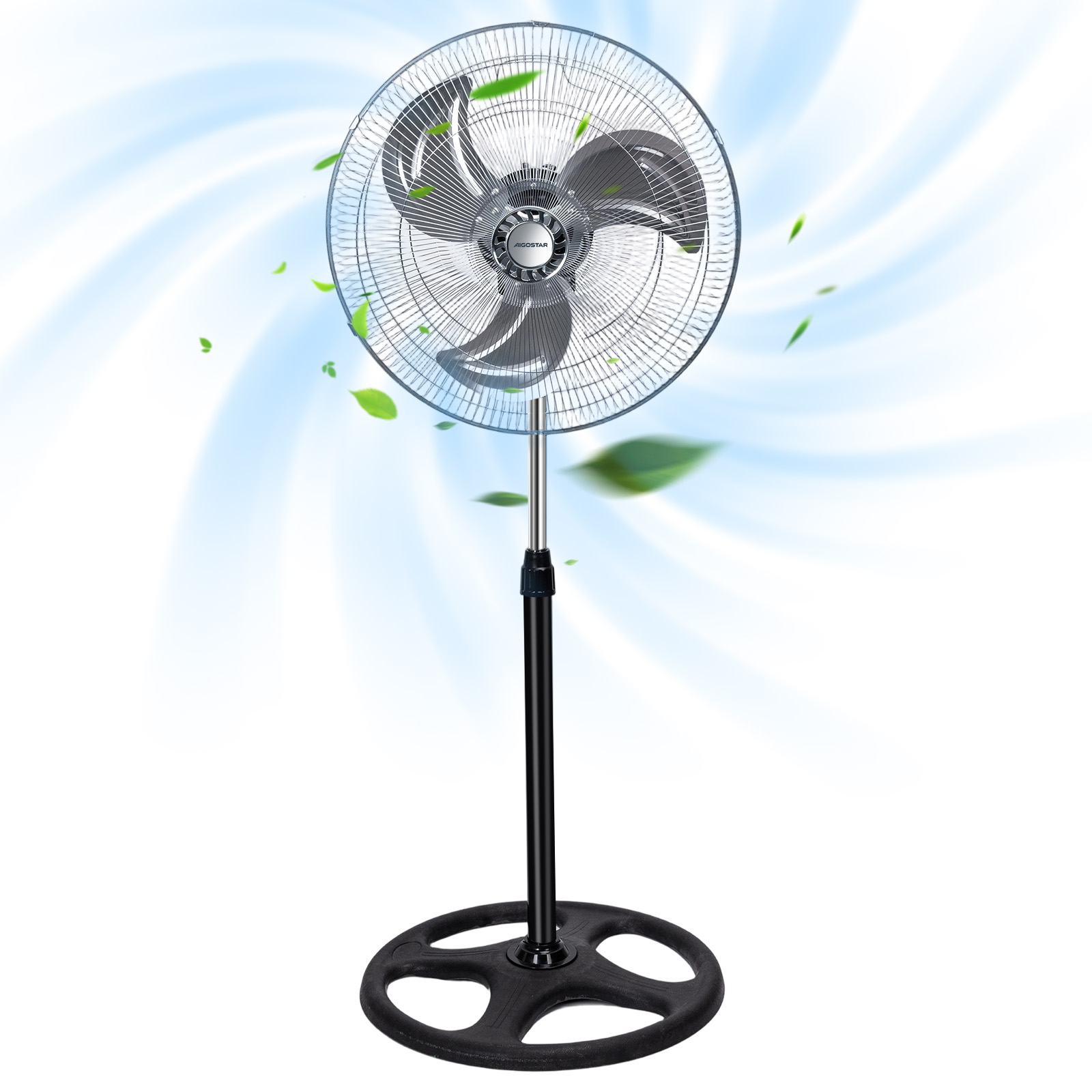 Foto 1 | Ventilador De Pedestal Metálico 18 Pulgadas, 3 Velocidades