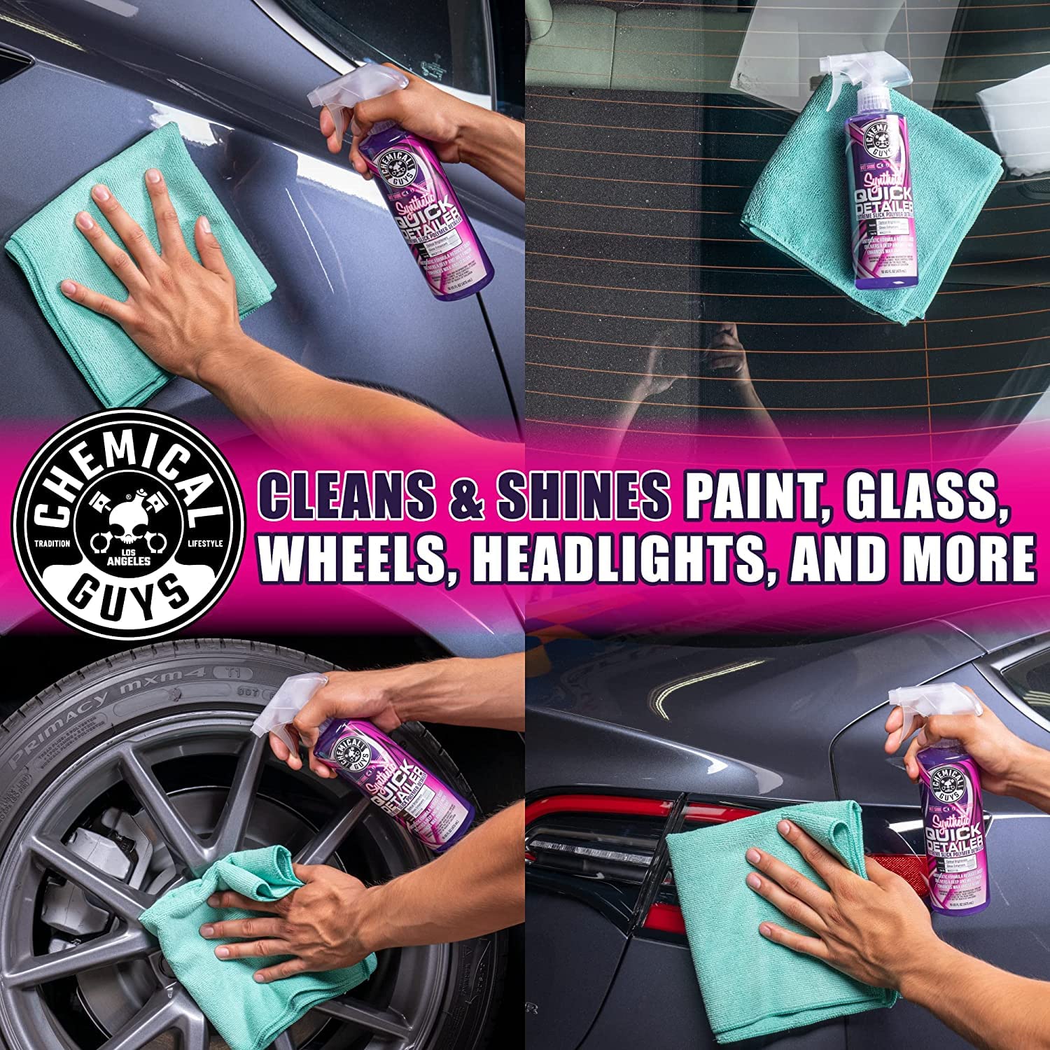 Foto 4 pulgar | Quick Detailer Chemical Guys Wac2111602 Sintético, 480 Ml (paquete De 2) - Venta Internacional.