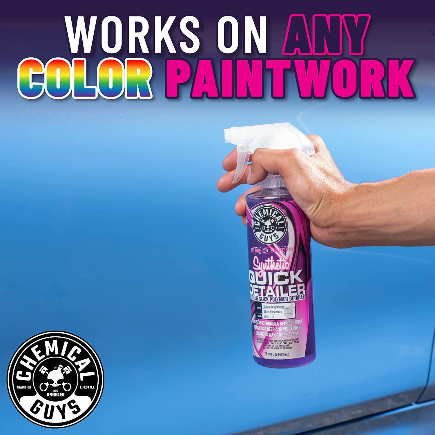 Foto 5 pulgar | Quick Detailer Chemical Guys Wac2111602 Sintético, 480 Ml (paquete De 2) - Venta Internacional.