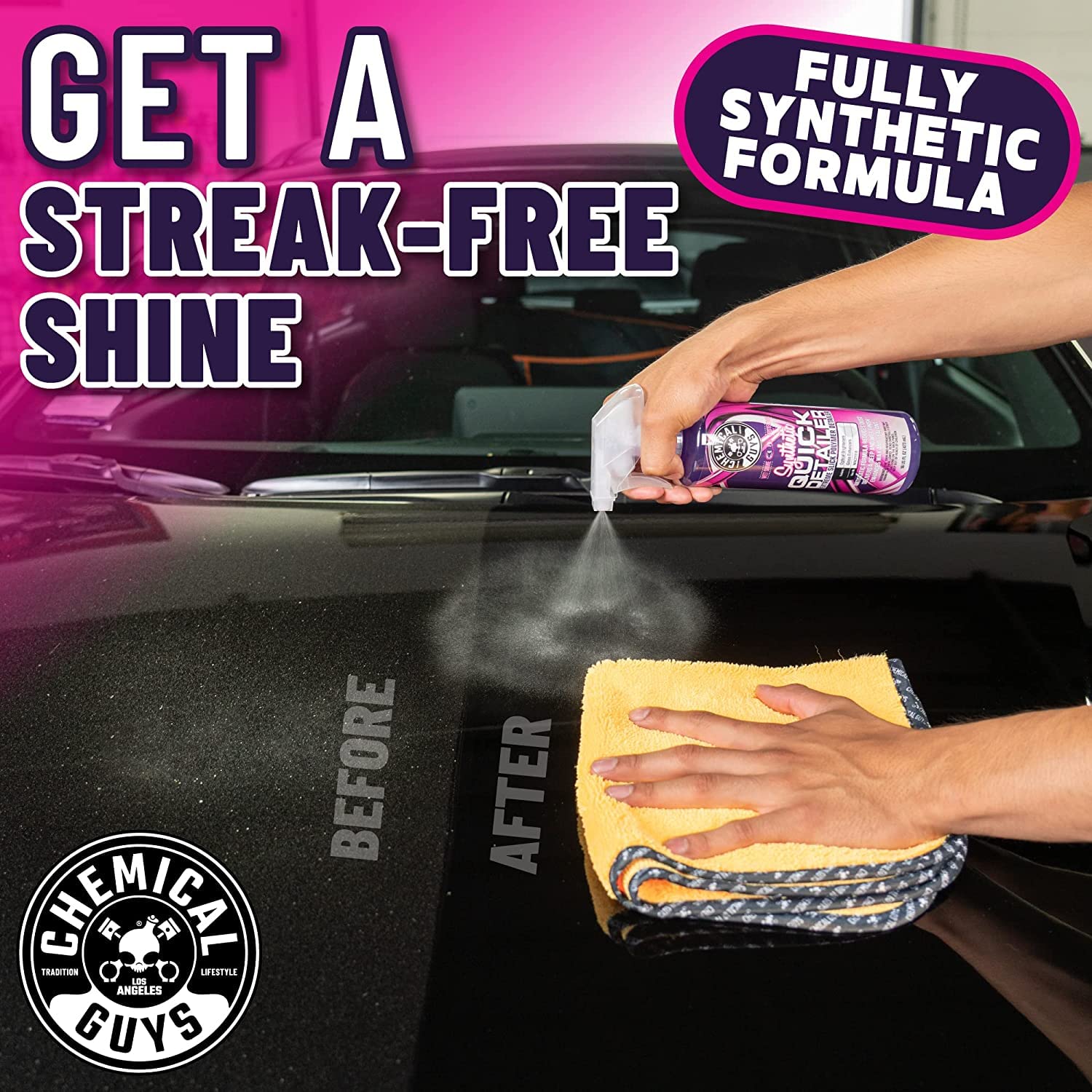 Foto 7 pulgar | Quick Detailer Chemical Guys Wac2111602 Sintético, 480 Ml (paquete De 2) - Venta Internacional.