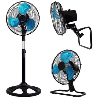 Foto 1 | Ventilador Pedestal Airlux 3 En 1 95w 18'' 3 Velocidades Aspas Metalicas