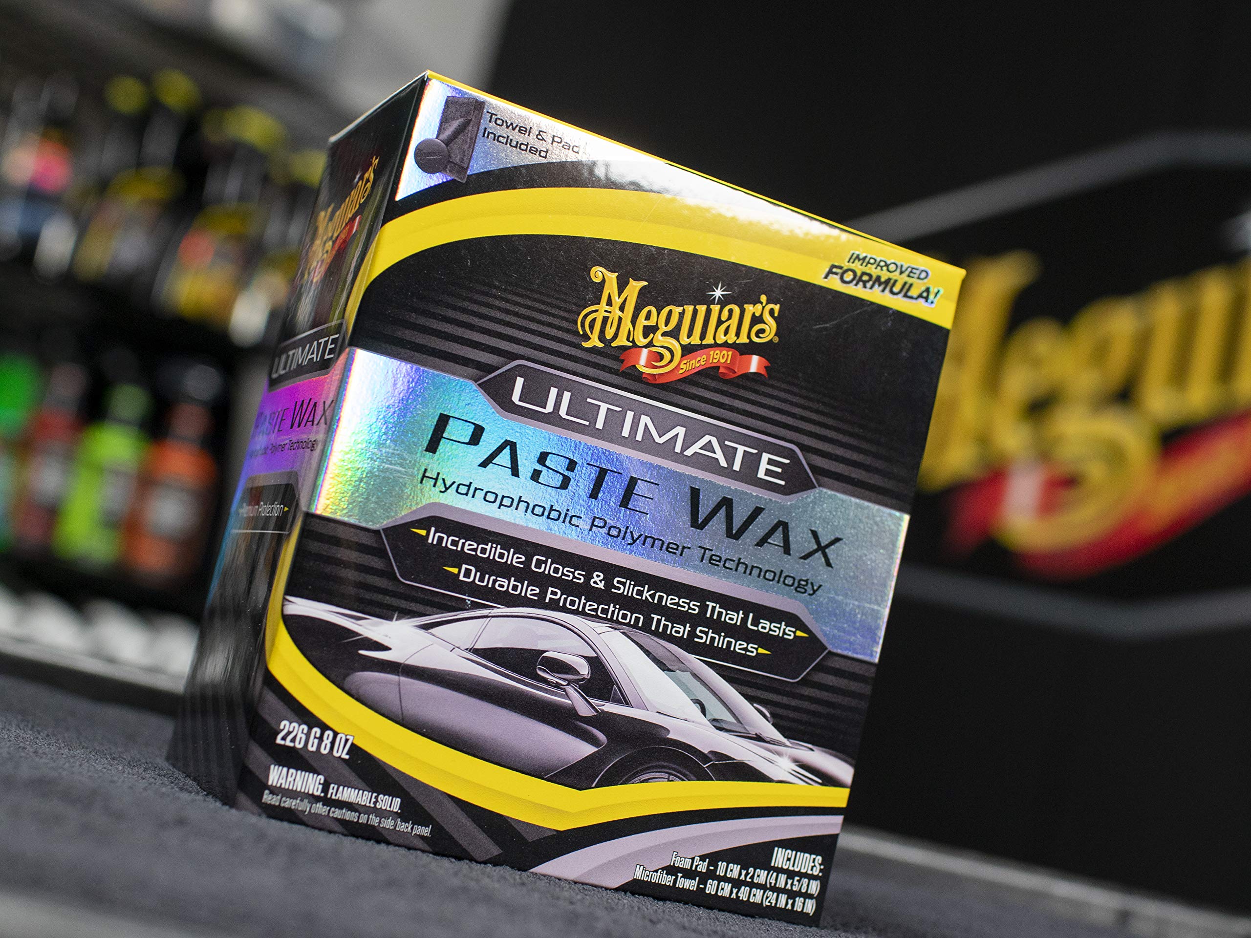 Foto 4 pulgar | Car Wax Meguiar's Ultimate Paste Wax, 240 Ml, Con Accesorios - Venta Internacional.