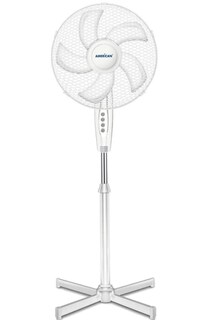 Foto 2 | Ventilador De Pedestal American 7316 16 Pul 5 Aspas 3 Vel 1.25 Mt Blanco