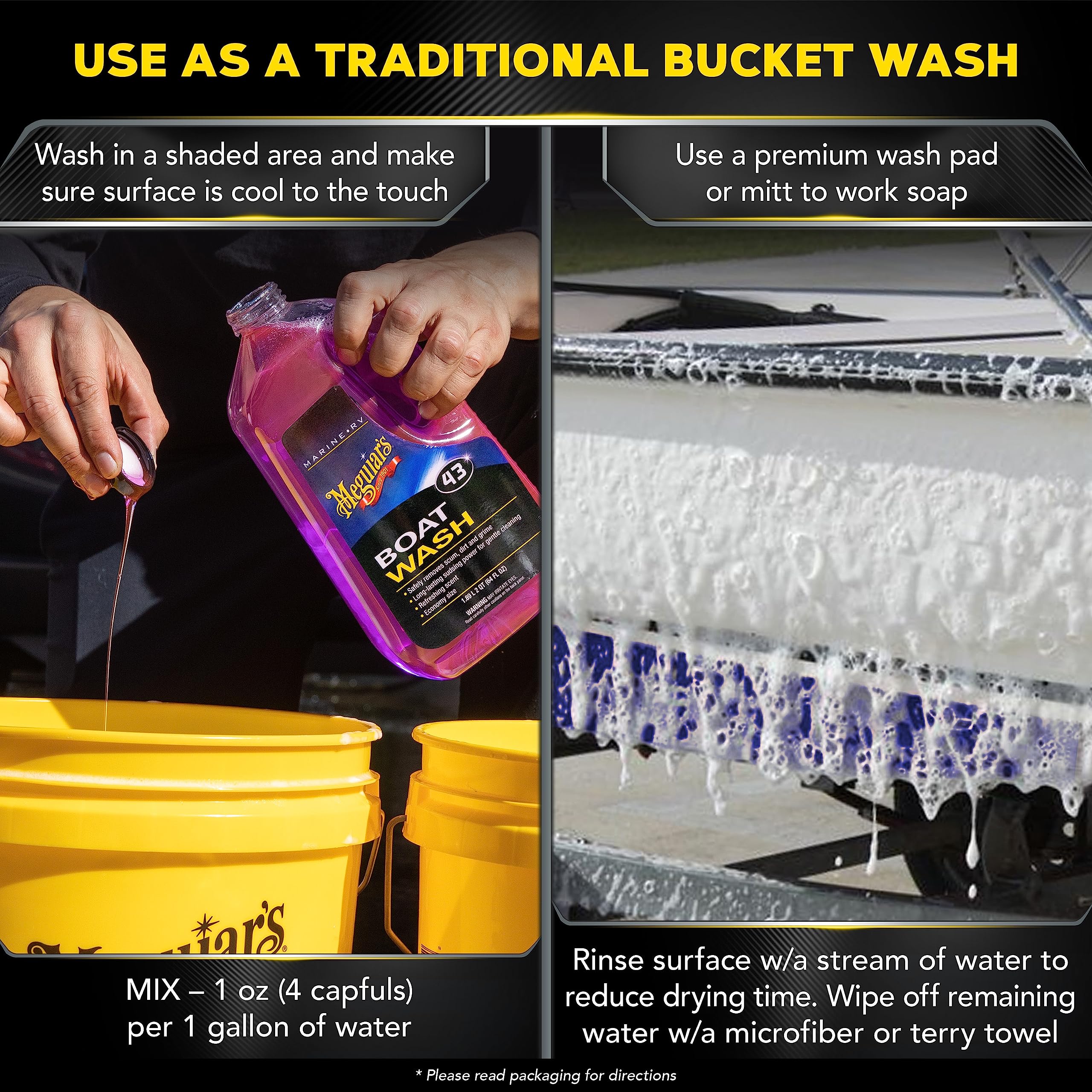 Foto 4 | Contenedor Boat Wash Meguiar's M4364 Marine/rv De 1,89 Litros - Venta Internacional.