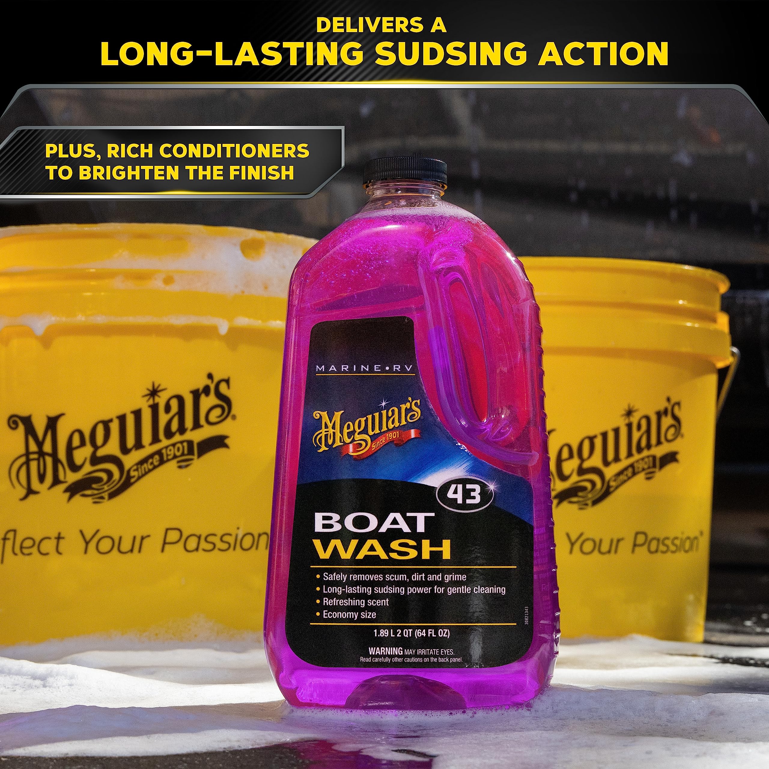 Foto 7 pulgar | Contenedor Boat Wash Meguiar's M4364 Marine/rv De 1,89 Litros - Venta Internacional.