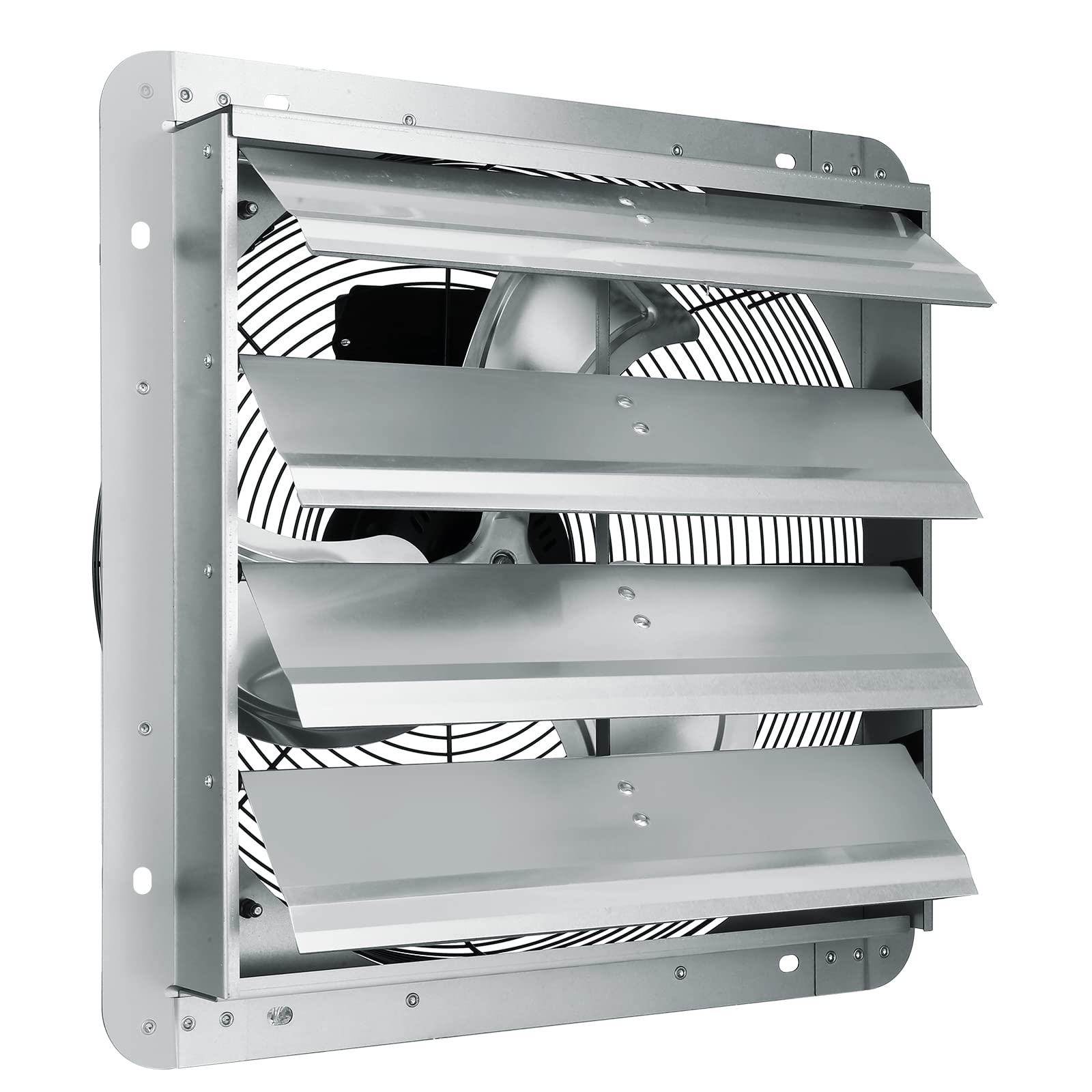 Ventilador De Escape Con Persiana Vevor, 16 Pulgadas, 2000 Cfm, Montaje En Pared, Ático - Venta Internacional.