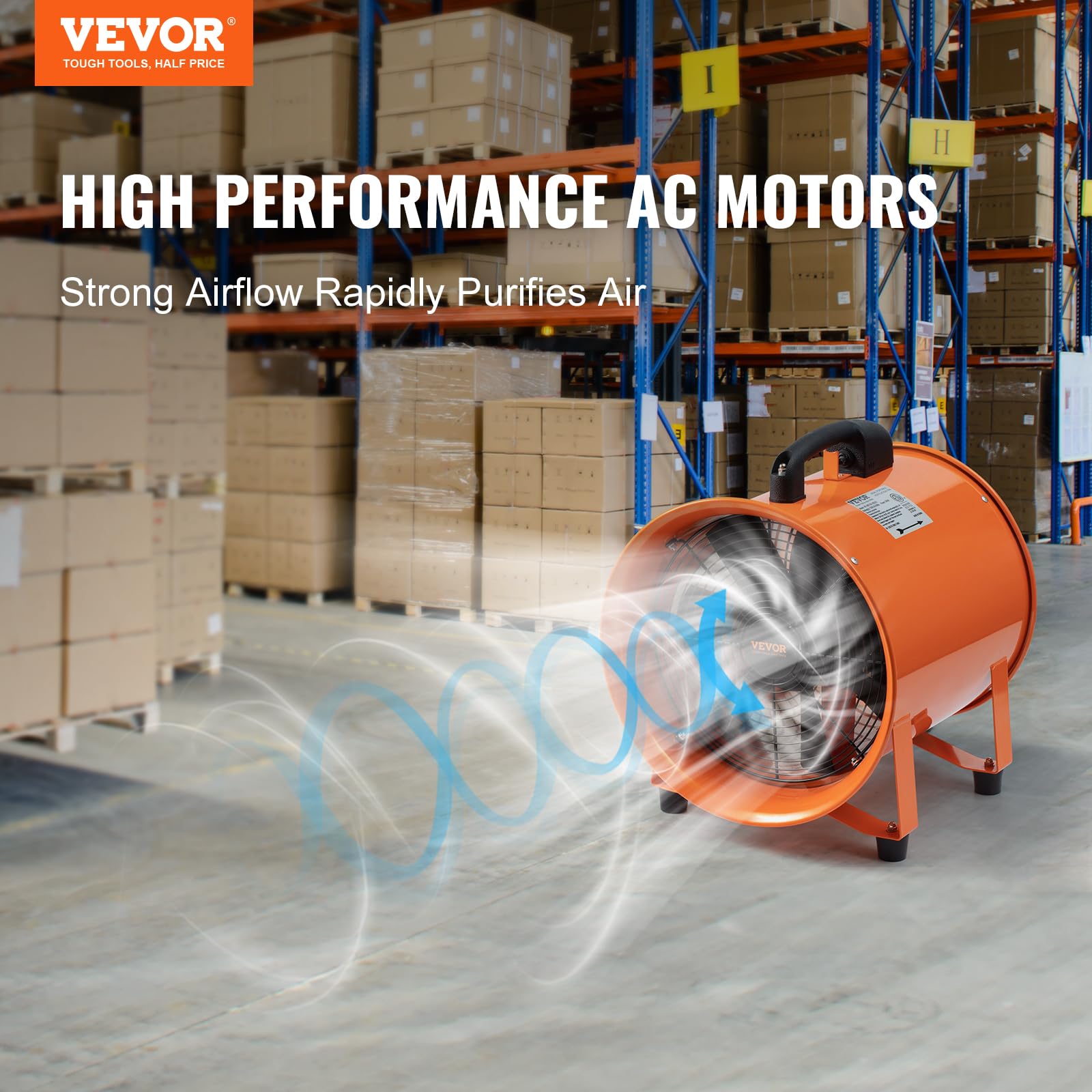 Foto 3 pulgar | Ventilador Portátil Industrial Vevor 1893cfm - Venta Internacional.