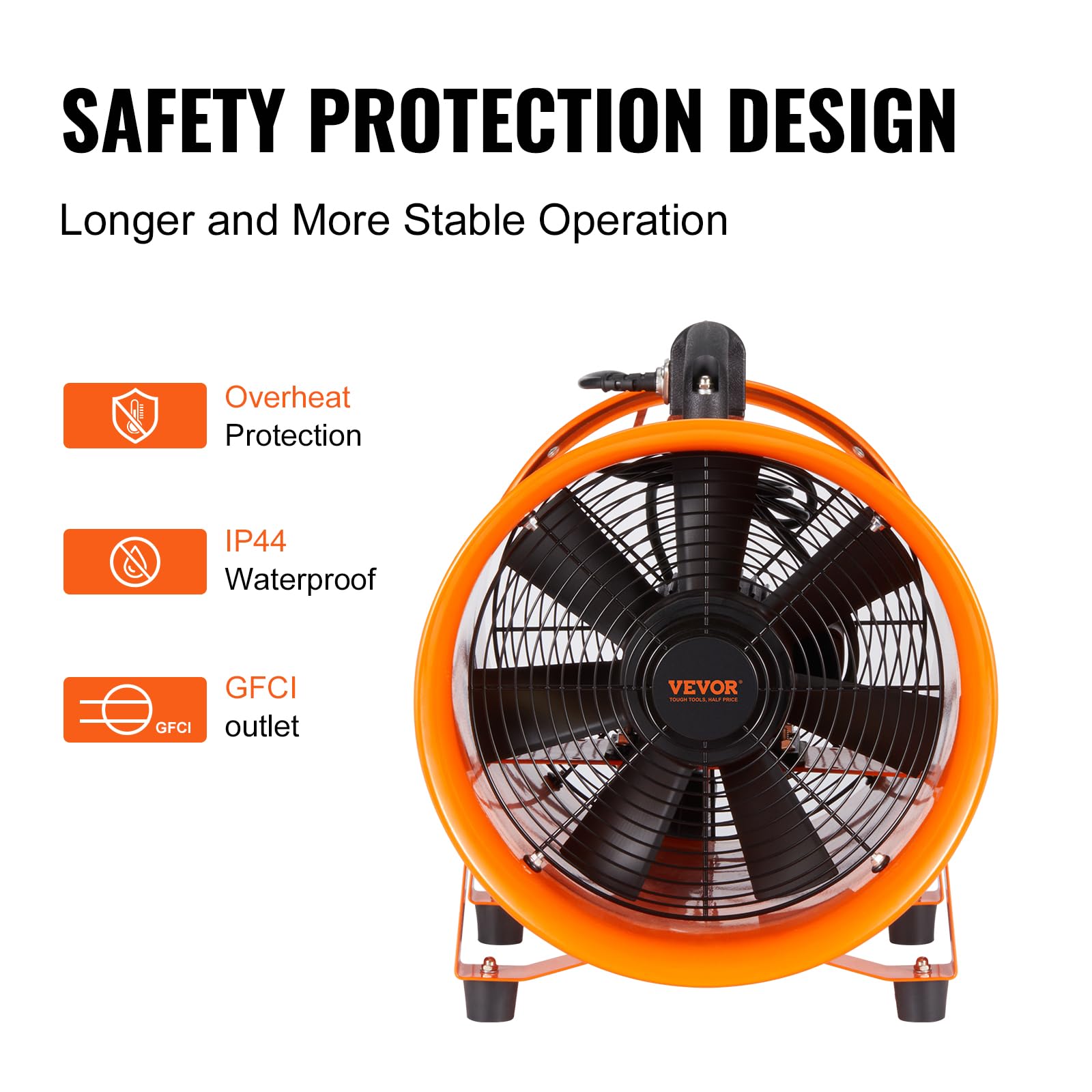 Foto 5 | Ventilador Portátil Industrial Vevor 1893cfm - Venta Internacional.