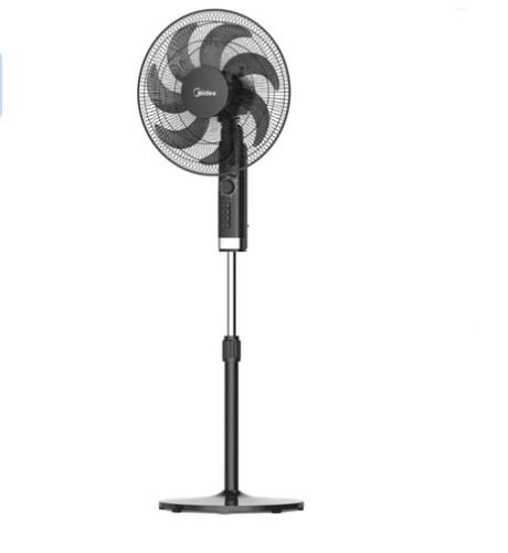 Foto 3 pulgar | Ventilador Midea Pedestal Mfa164mb 16 Pul 7 Aspas Con Temporizador Negro