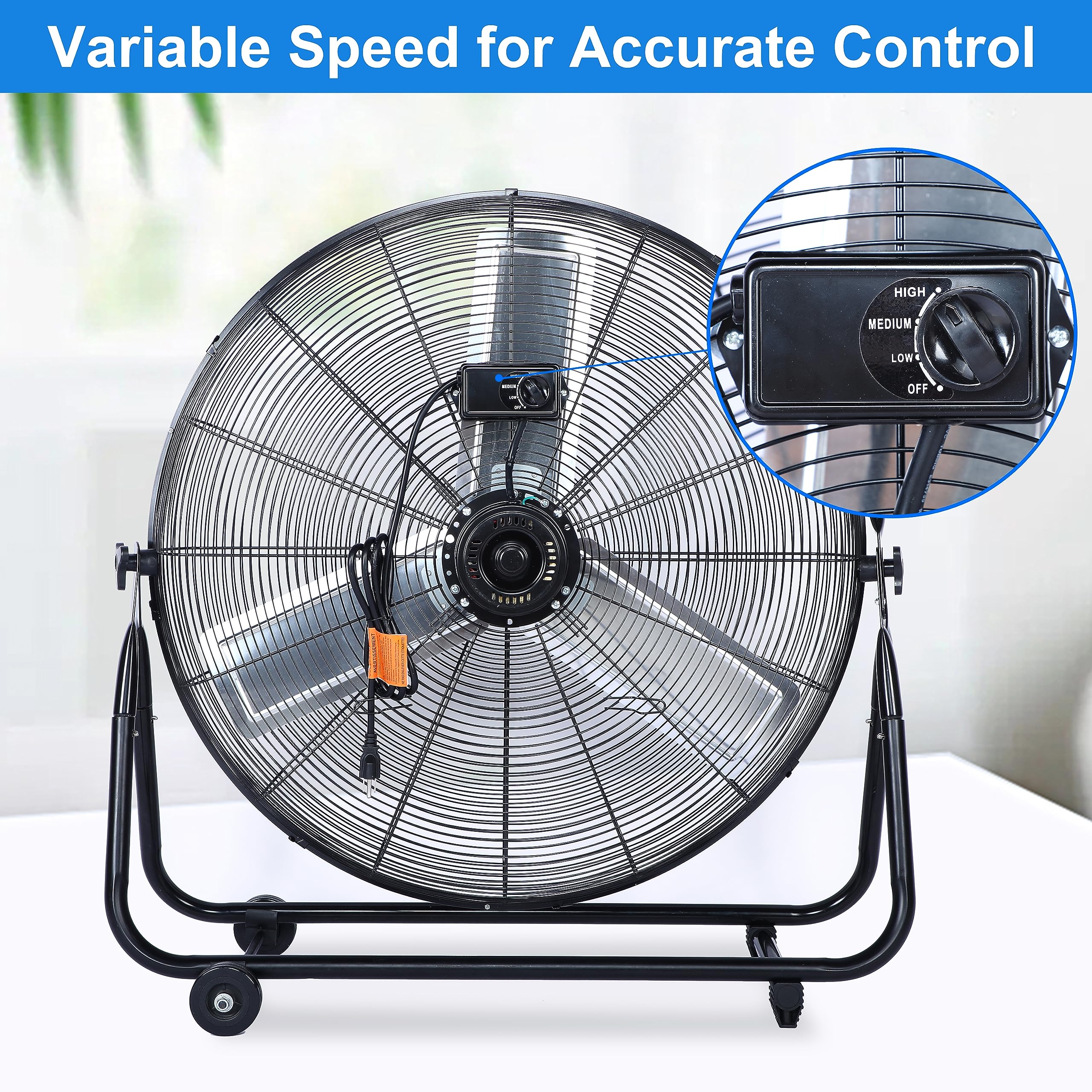 Foto 4 pulgar | Ventilador De Piso Simple Deluxe Dynamic De 30 Pulgadas Con Roll Booster - Venta Internacional.