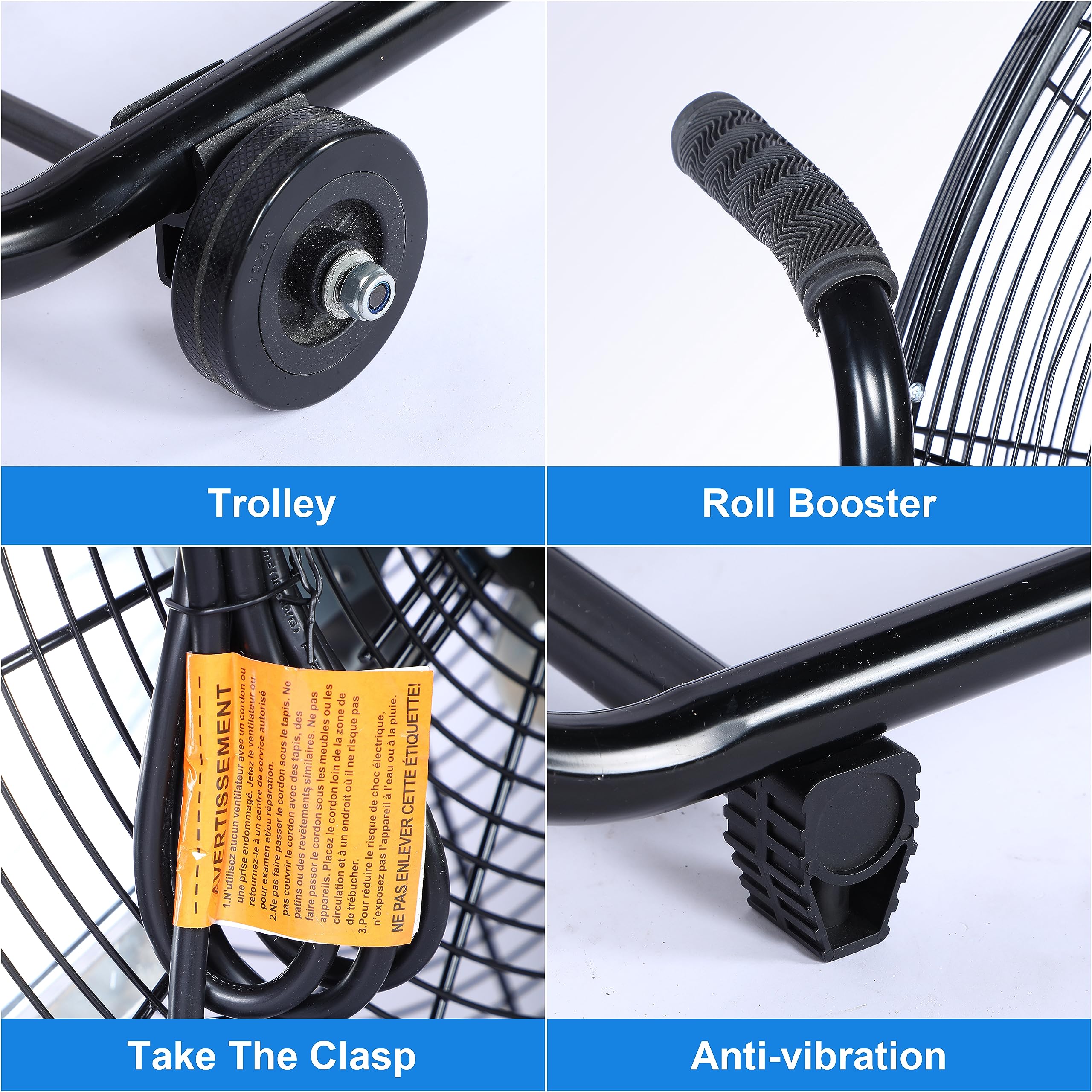 Foto 7 pulgar | Ventilador De Piso Simple Deluxe Dynamic De 30 Pulgadas Con Roll Booster - Venta Internacional.