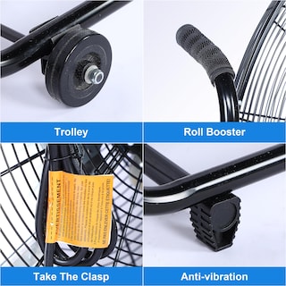 Foto 6 | Ventilador De Piso Simple Deluxe Dynamic De 30 Pulgadas Con Roll Booster - Venta Internacional.