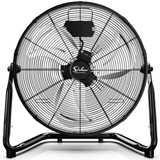 Foto 1 | Ventilador De Suelo Simple Deluxe, 50 Cm, 3 Velocidades, Alta Velocidad, Negro - Venta Internacional.