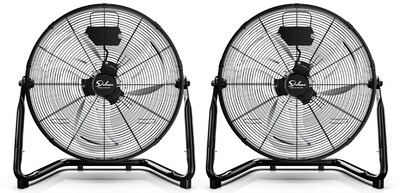Foto 1 | Ventilador De Suelo Simple Deluxe, 30 Cm, 3 Velocidades, Metal De Alta Velocidad, Negro - Venta Internacional.