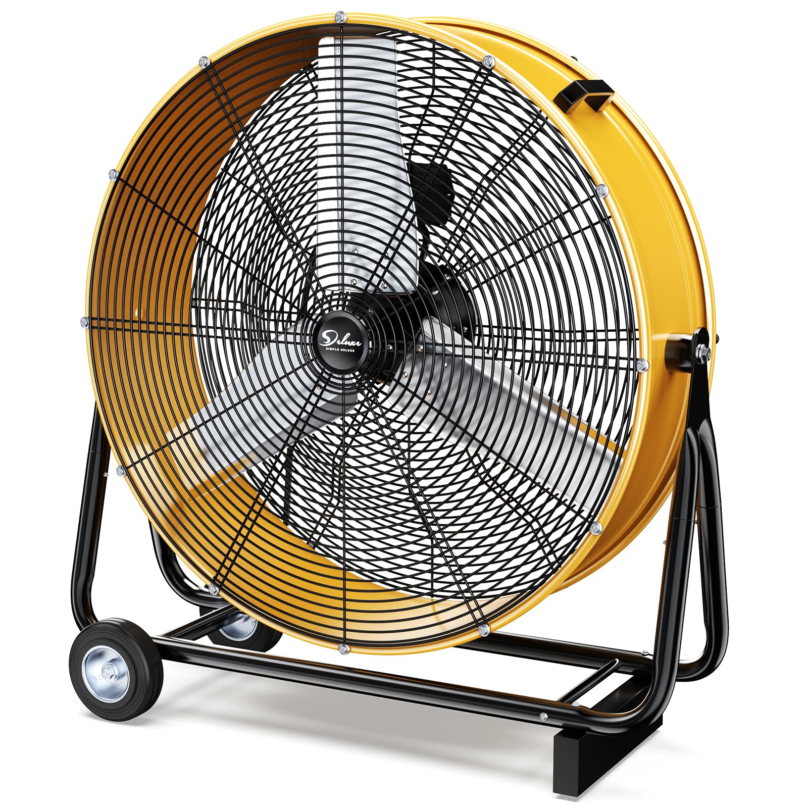 Foto 1 | Ventilador De Tambor Industrial Simple Deluxe De 36 Pulgadas Y 3 Velocidades, Metal - Venta Internacional.