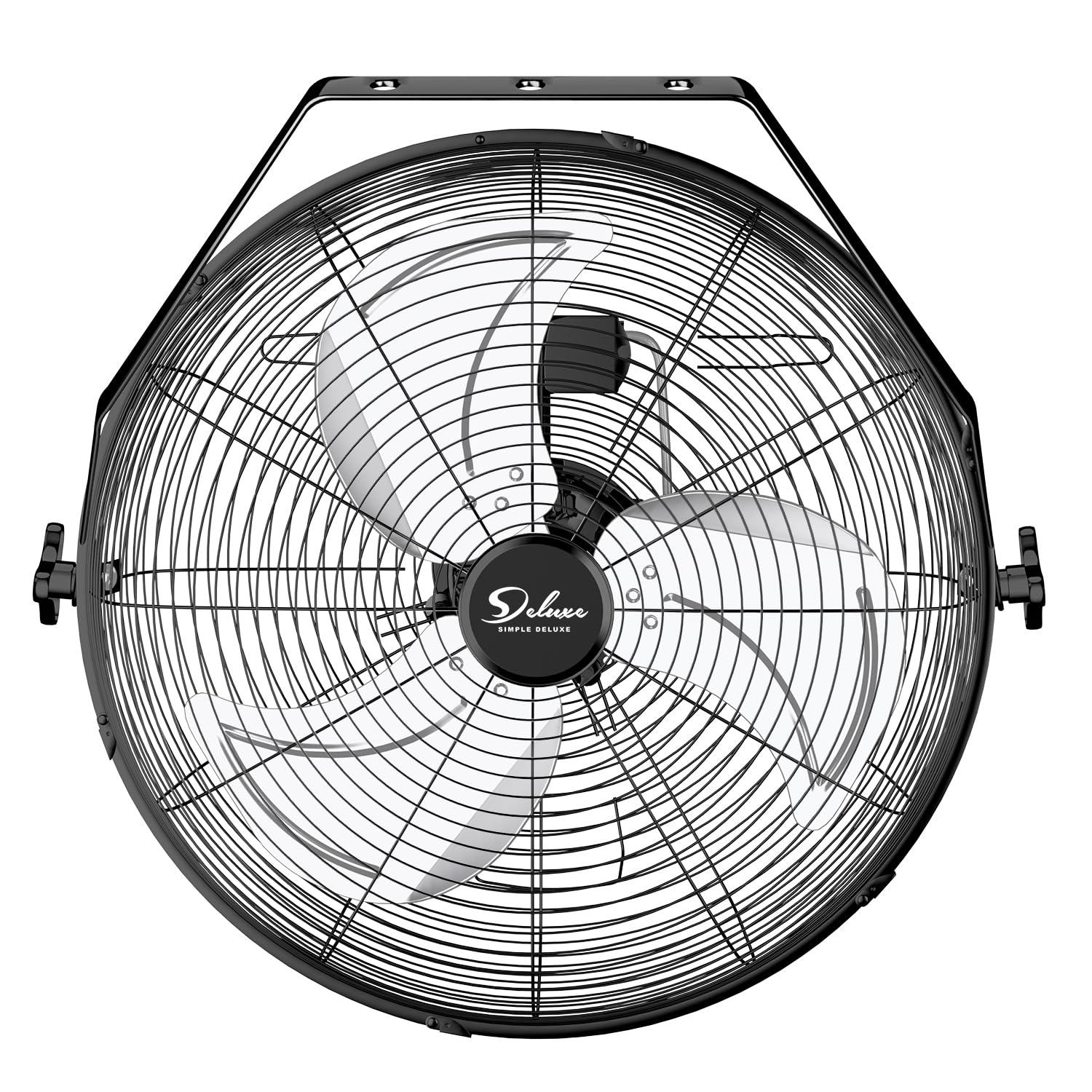 Ventilador Industrial De Montaje En Pared Simple Deluxe De 18 Pulgadas, Verde - Venta Internacional.
