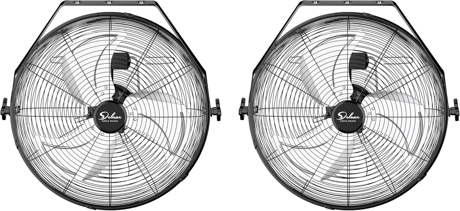Ventilador De Pared Simple Deluxe High Velocity De 20 Pulgadas Y 3 Velocidades - Venta Internacional.