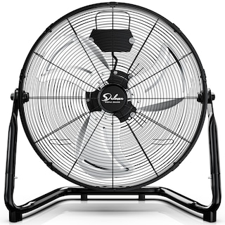 Foto 1 | Ventilador De Piso Simple Deluxe, 18 Pulgadas, 3 Velocidades, Alta Velocidad, Negro - Venta Internacional.