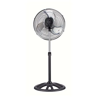 Foto 3 | Ventilador Mytek 3397 Pedestal 18 Pul 3 Vel Metal Industrial Negro