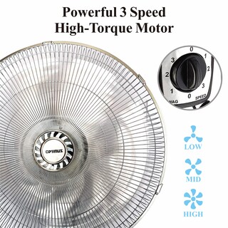 Foto 3 | Ventilador De Pared Optimus F-4187 18 De Grado Industrial De Alta Velocidad - Venta Internacional.