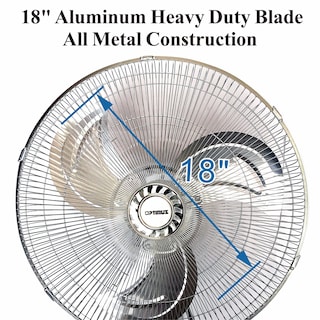 Foto 5 | Ventilador De Pared Optimus F-4187 18 De Grado Industrial De Alta Velocidad - Venta Internacional.