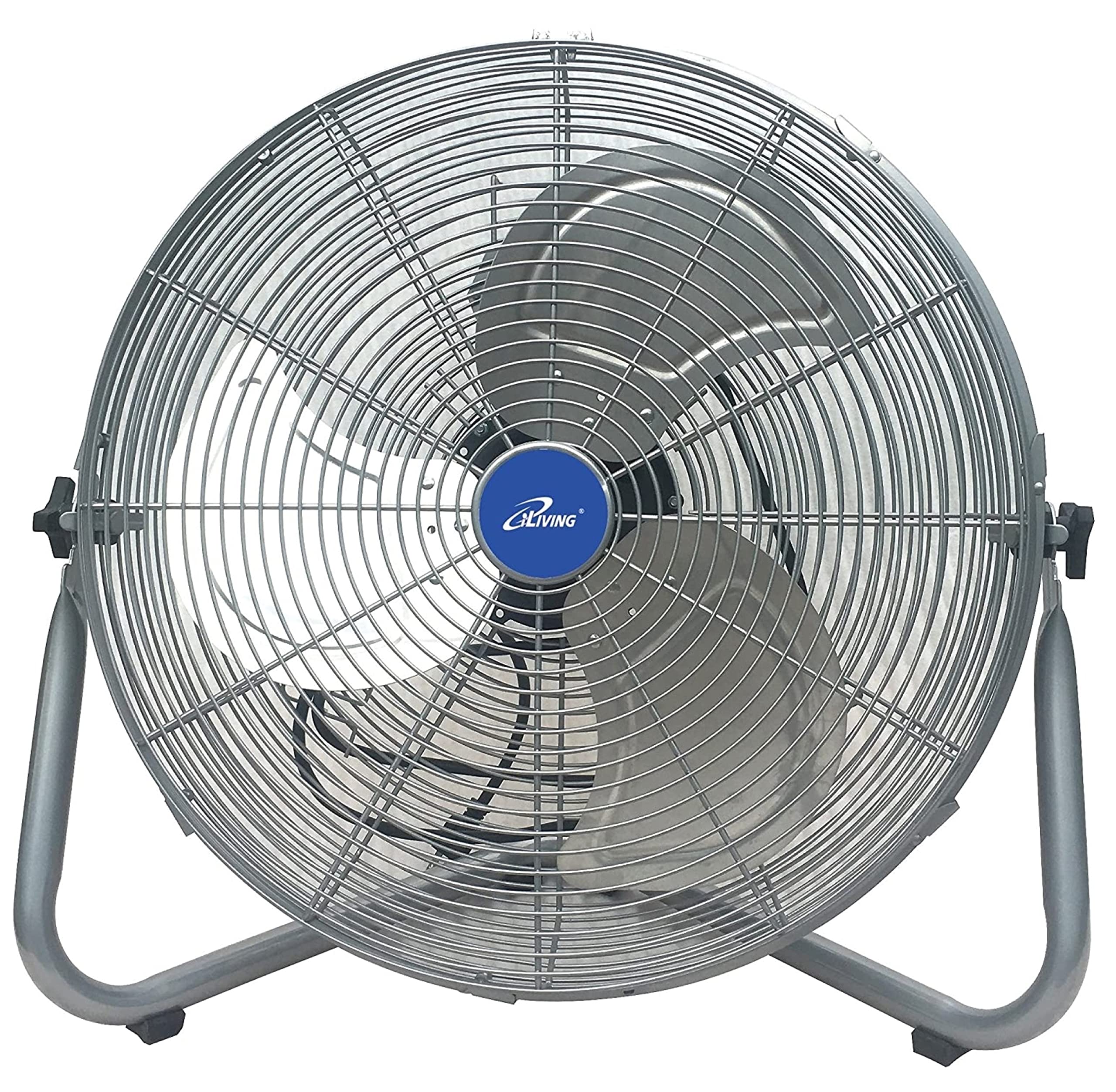 Ventilador De Piso Iliving Turbo High Velocity De 20 Pulgadas Y 7500 Cfm, Plateado - Venta Internacional.