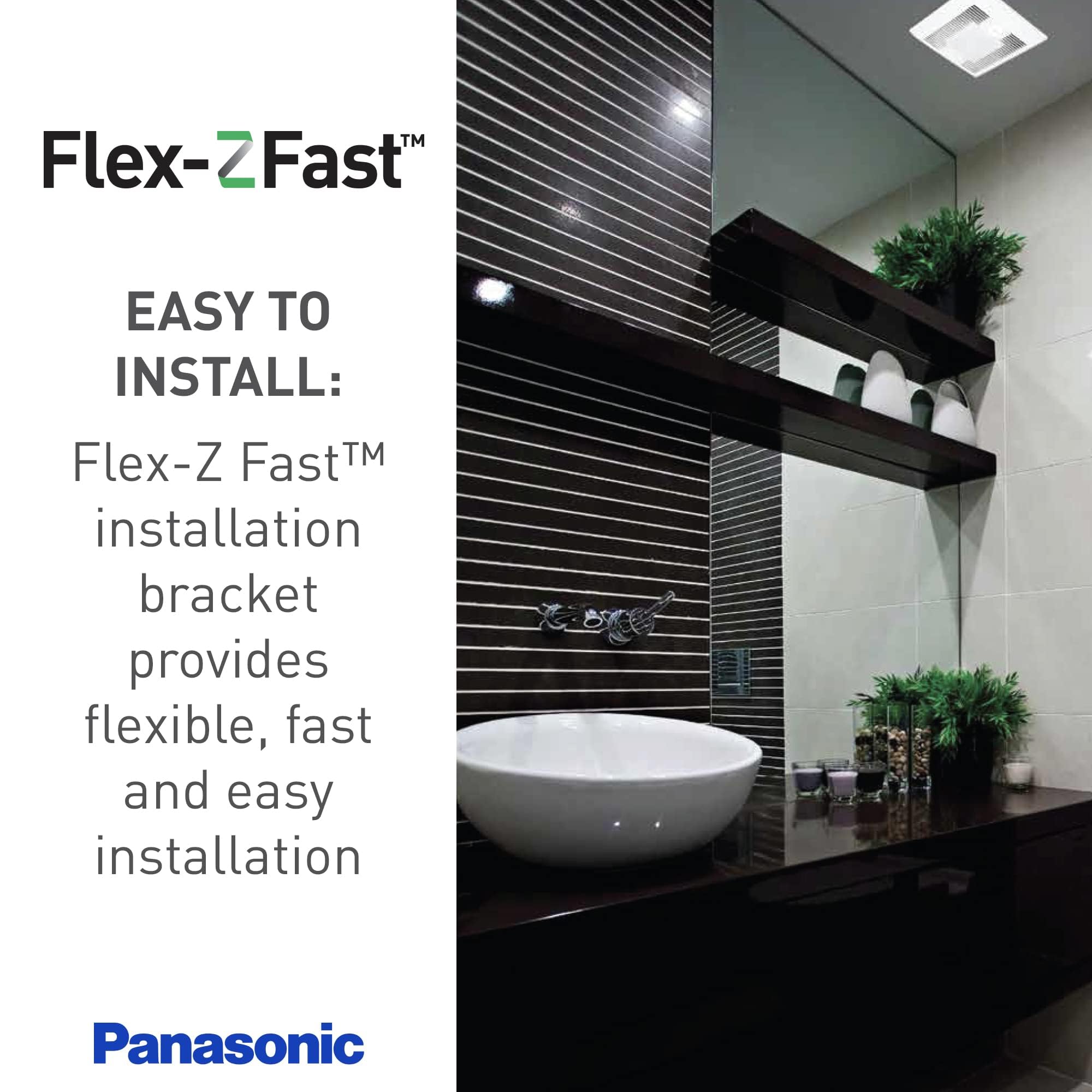 Foto 6 pulgar | Ventilador Panasonic Fv-0511vqc1 Whispersense Dc 50-80-110 Cfm Blanco - Venta Internacional.