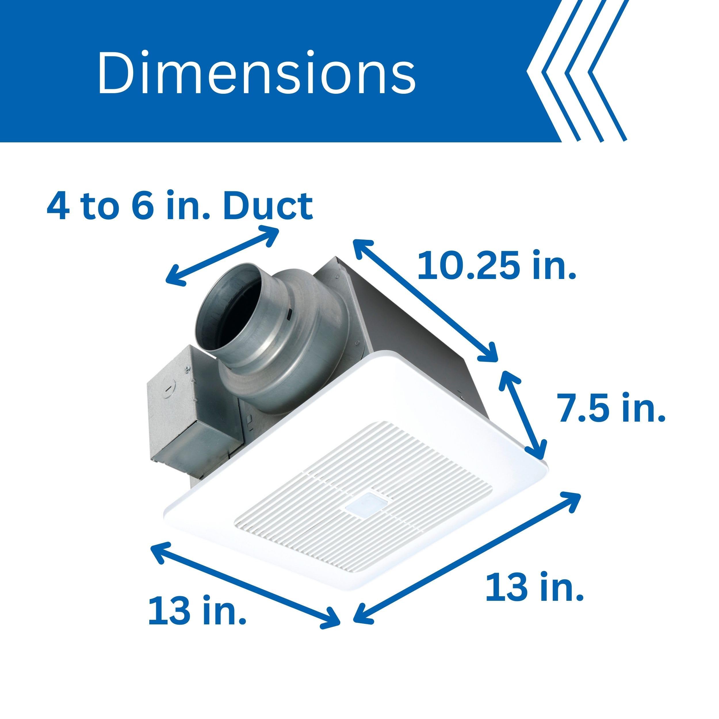 Foto 8 pulgar | Ventilador Panasonic Fv-0511vqc1 Whispersense Dc 50-80-110 Cfm Blanco - Venta Internacional.
